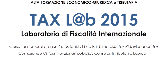 tax lab 2015 TAX LAB 2015